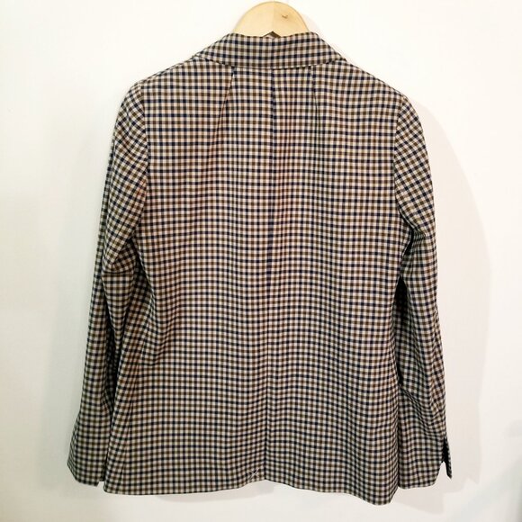 NWT – J Crew Women's Plaid Italian Stretch Wool Blazer – Tollegno 1900 – 8 TALL - Picture 9 of 14